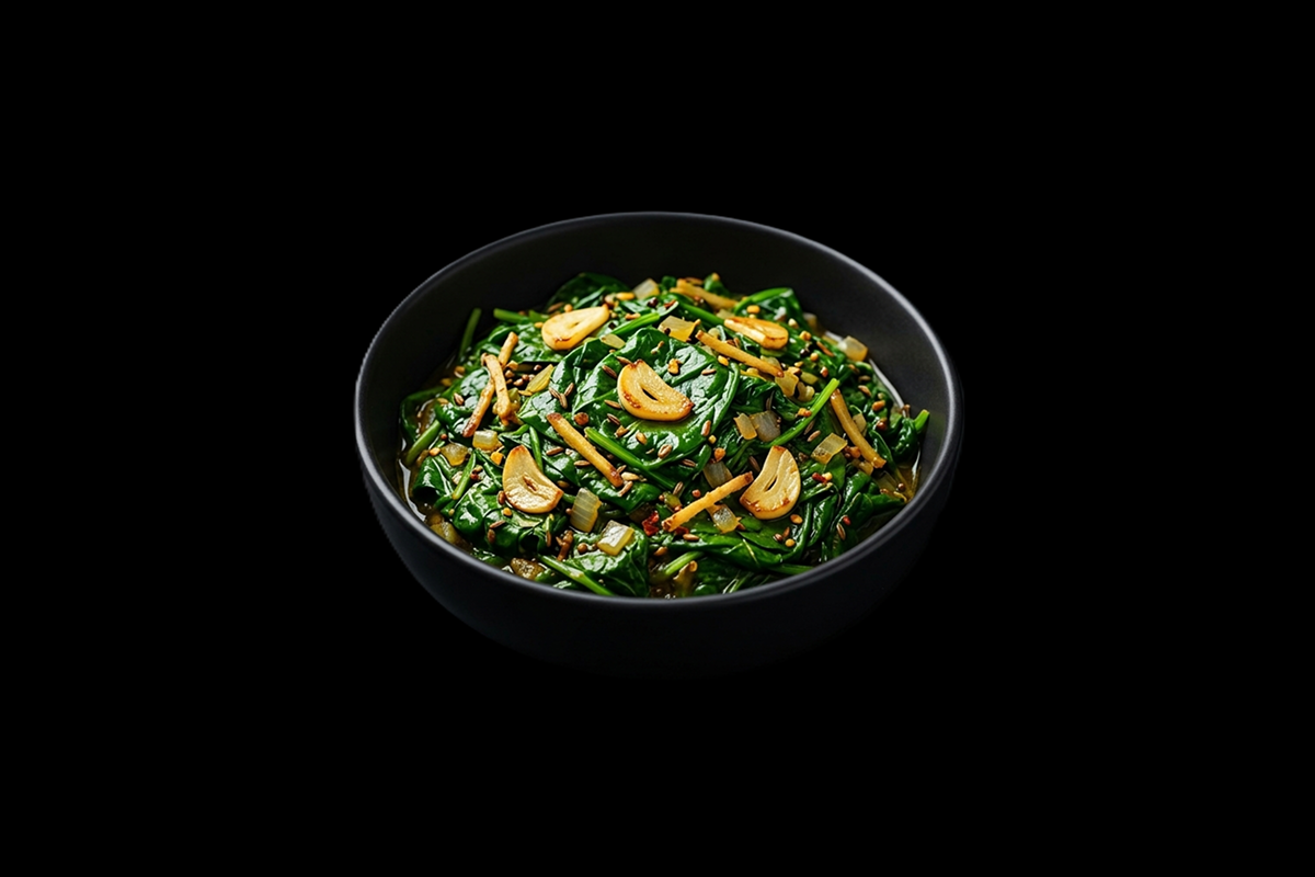 Garlic Spinach (Vegan)